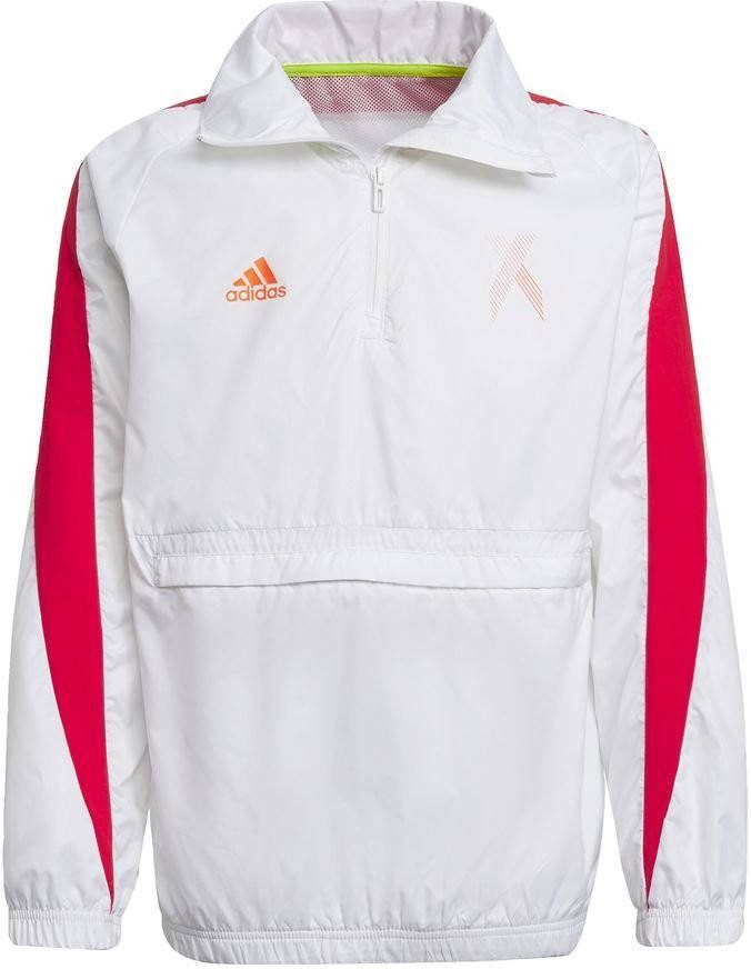 adidas Track Top Aeroready X Football Inspired Wit/Rood Kinderen