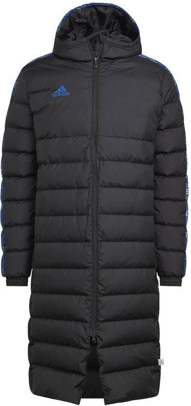 adidas Winterjas Dons Lang Tiro Zwart/Blauw