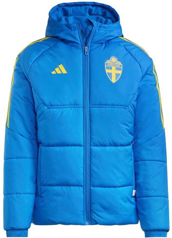 adidas Zweden Winterjas Condivo 22 Blauw/Geel