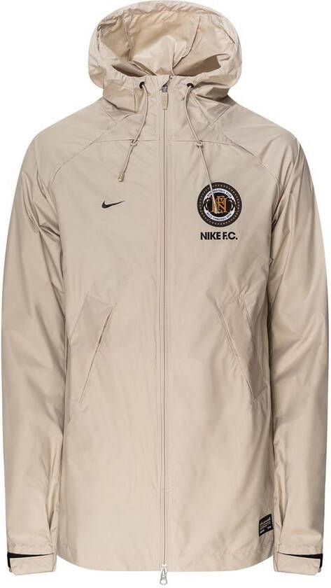 Nike F.C. Regenjas Storm FIT Small Sided Beige/Zwart