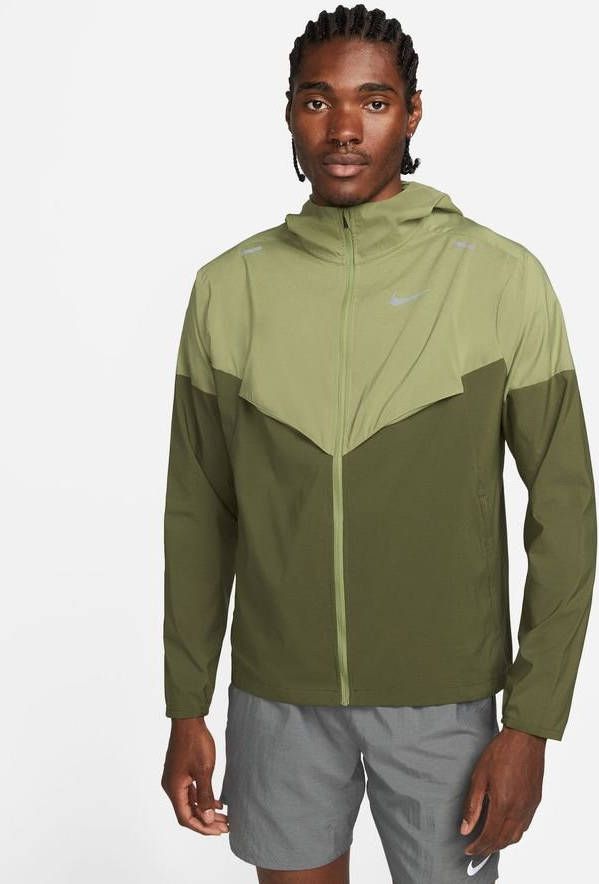 Nike Hardloopjas Repel Windrunner Groen/Zilver