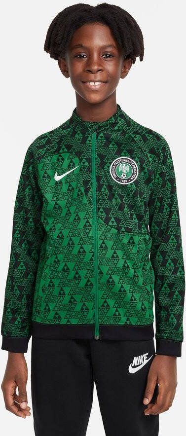 Nike Nigeria Trainingsjas Academy Pro Anthem Groen/Zwart/Wit Kinderen
