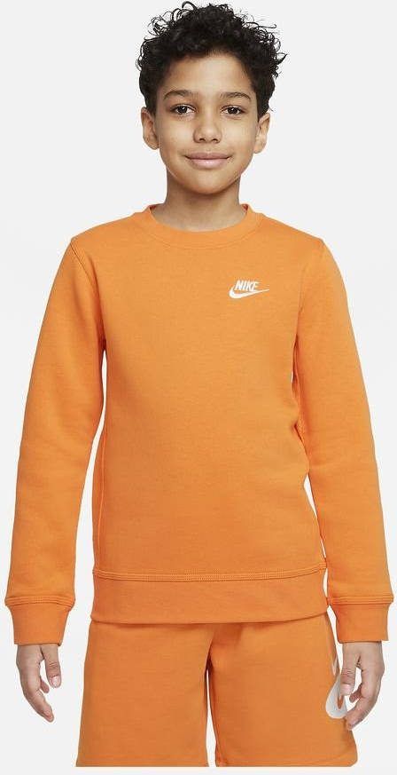 Nike Sportswear Club Sweatshirt voor jongens Oranje