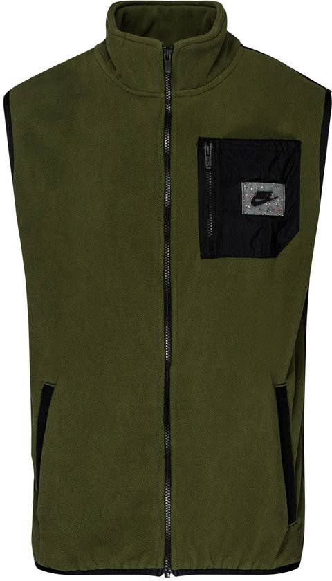 Nike Sportswear Therma FIT Functionele sportbodywarmer van fleece voor heren Groen