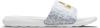Nike Victori One Slipper met print voor dames White/Wolf Grey/Pure Platinum/Metallic Gold Dames online kopen