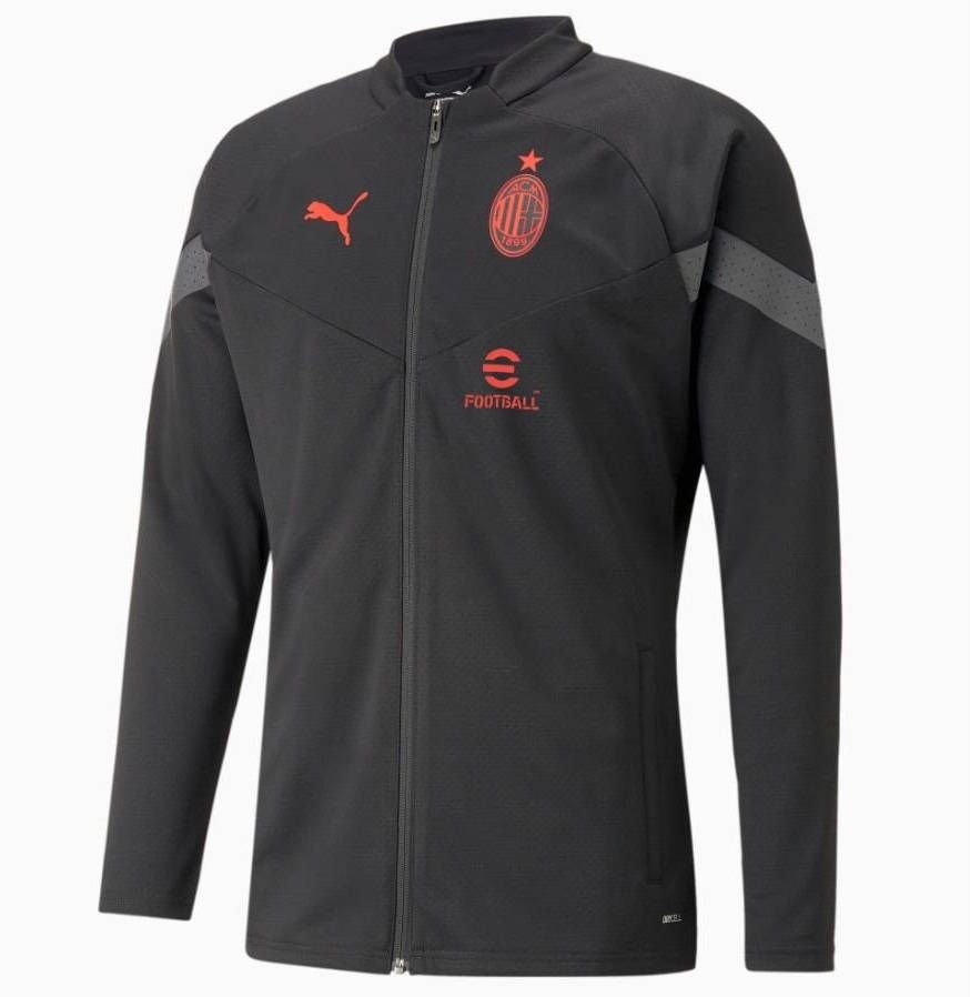 PUMA Milan Trainingsjas Zwart/Rood