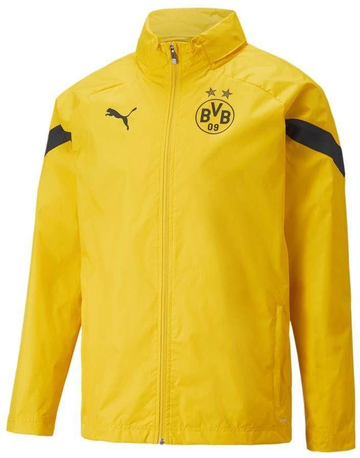 PUMA Dortmund Trainingsjas All Weather Geel/Zwart