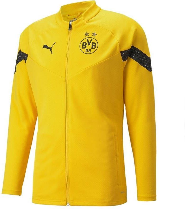 PUMA Dortmund Trainingsjas Geel/Zwart
