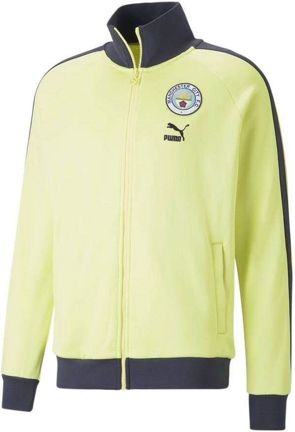 PUMA Manchester City Track Vest FtblHeritage T7 Geel/Blauw