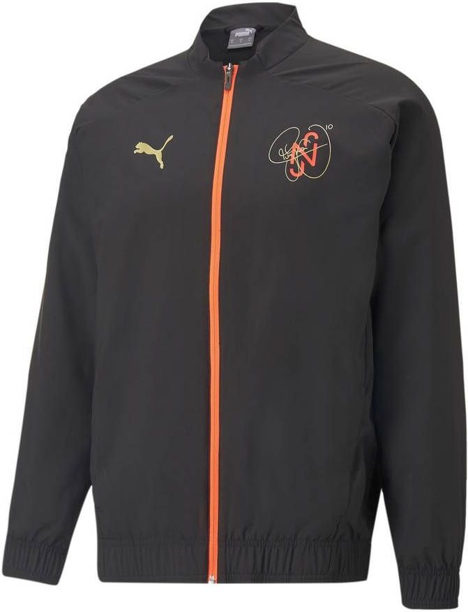 PUMA Trainingsjas Woven Neymar Jr. Dream Chaser Zwart/Oranje LIMITED EDITION