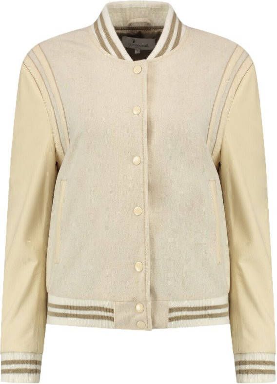 Goosecraft GC Beverly baseball jacket beige