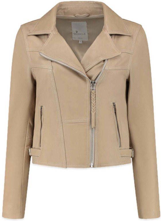 Goosecraft Jupiter bikerjack van schapenleer met ritszakken