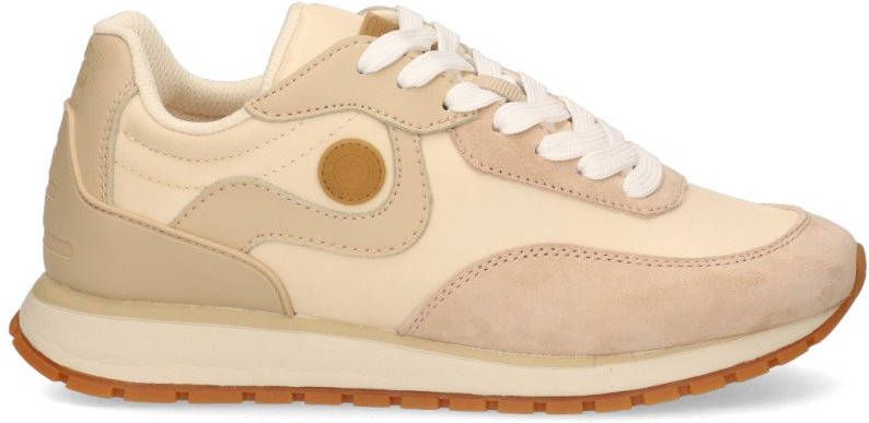 Scotch & Soda Inez sneaker met leren en suè, de details