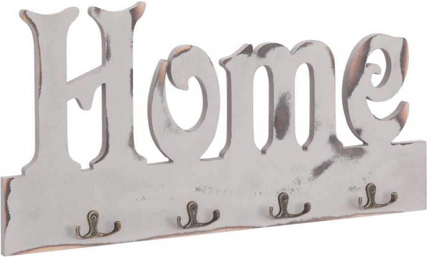 VIDAXL Wandkapstok HOME 50x23 cm