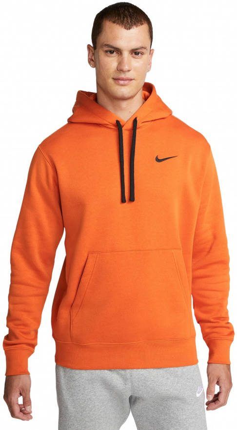 Nike Nederland Club Hoodie 2022 2024 Oranje Zwart