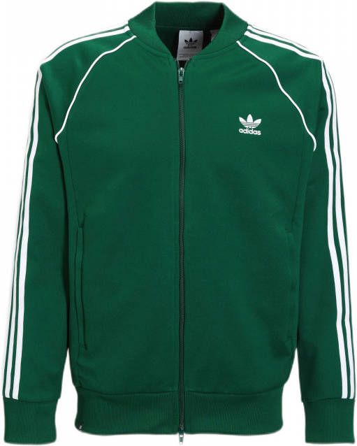 adidas Originals Jacket Classics Primeblue SST , Groen, Heren