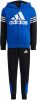 Adidas Performance fleece joggingpak kobaltblauw/zwart online kopen