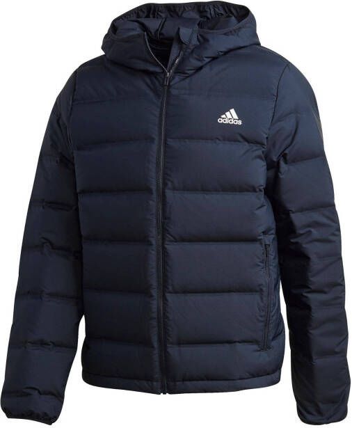 Adidas Performance gewatteerde jas donkerblauw