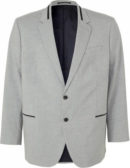 C&A XL Canda gemêleerd slim fit colbert grijs