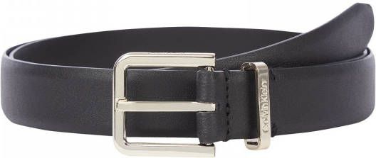 Calvin Klein leren riem zwart