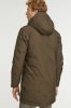 Cast Iron Groene Long Jacket Peached Polyester online kopen