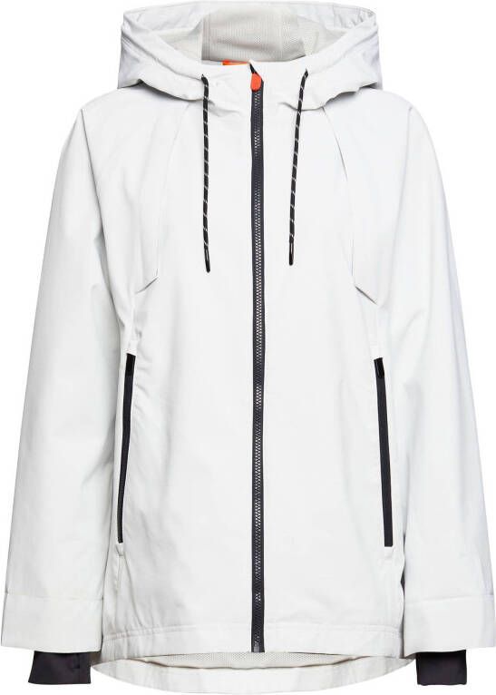 ESPRIT Women Collection regenjas van gerecycled polyester wit