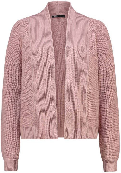 Expresso gebreid vest lichtroze