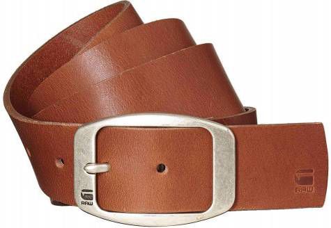 G-Star G Star RAW leren riem cognac