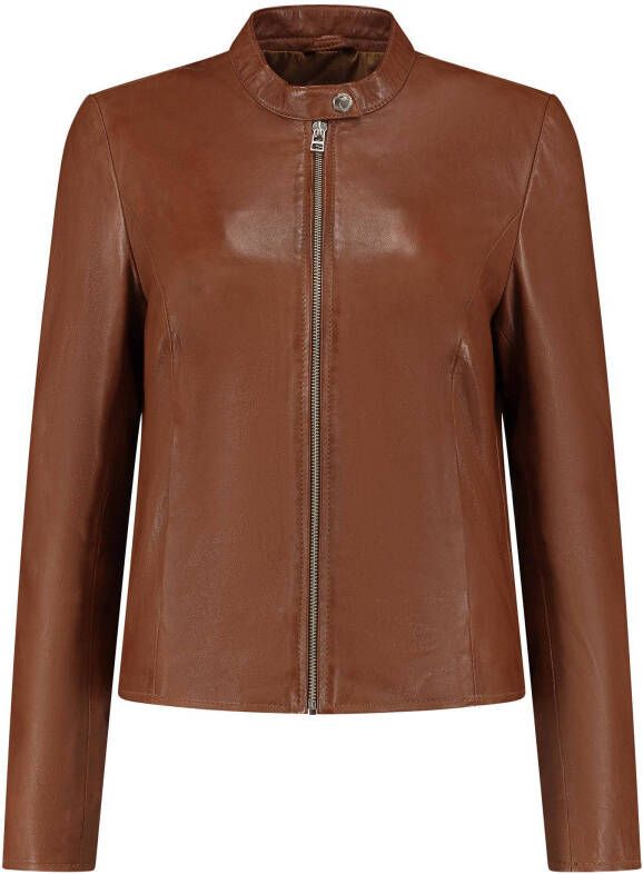 Goosecraft bikerjack GC Anna B. jacket cognac