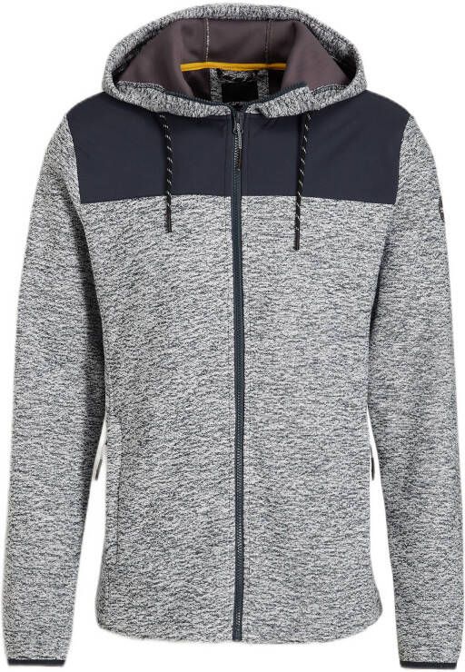 Icepeak gemêleerd sweatvest grijs melange