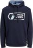 JACK & JONES CORE hoodie JCOLOGAN met logo navy blazer online kopen