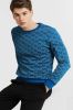 JACK & JONES CORE sweater JCOLOGAN met all over print snorkel blue online kopen