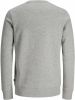 JACK & JONES ESSENTIALS sweater met logo en patches grijs online kopen