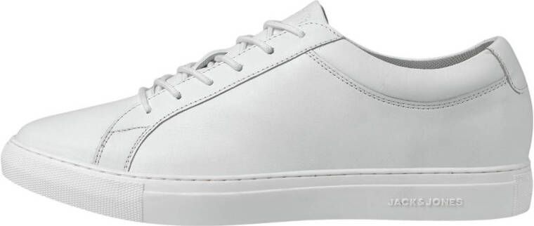 JACK & JONES JFWGALAXY leren sneakers wit