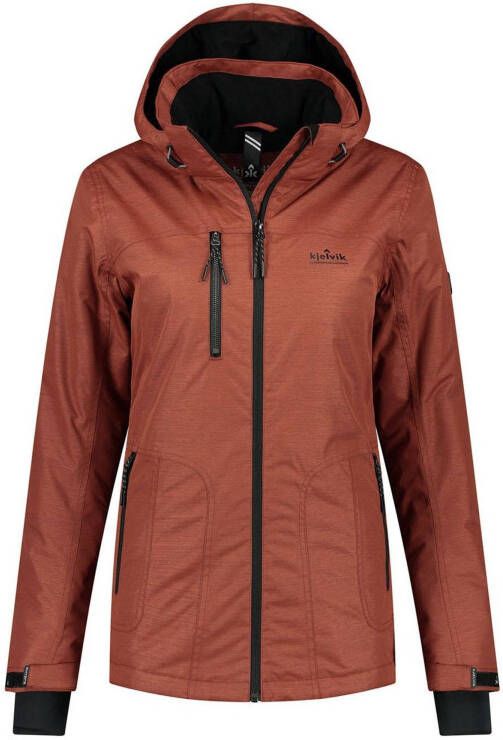 Kjelvik outdoor jas Esther bruin