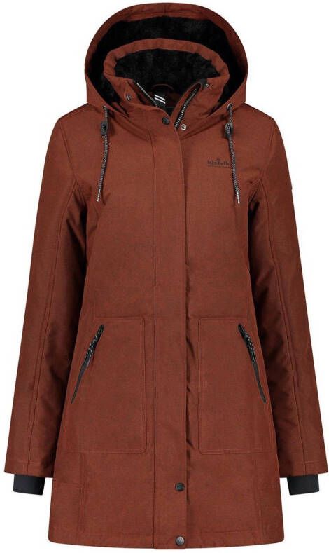 Kjelvik outdoor jas Lotte bruin