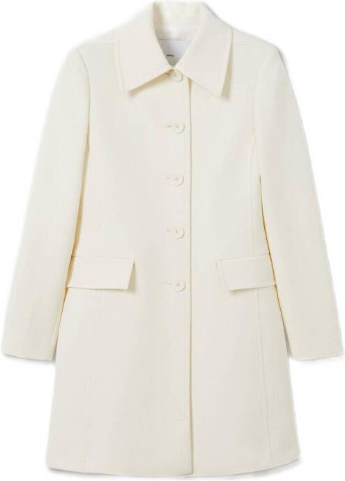 Mango Getailleerde jas met knopen