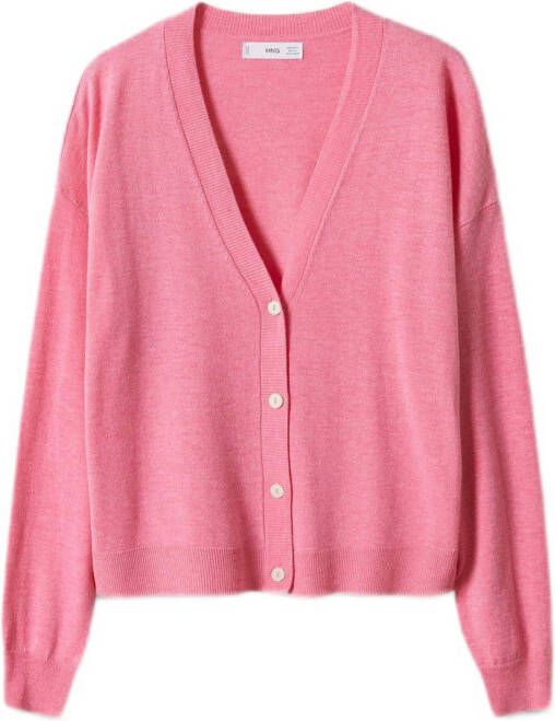 Mango Luccav fijngebereid vest met V hals