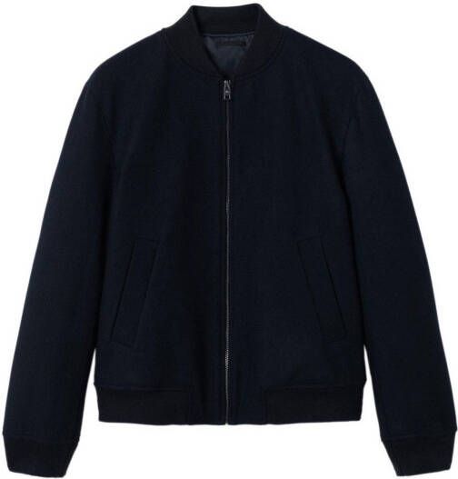 Mango Normand gewatteerd bomberjack in wolblend