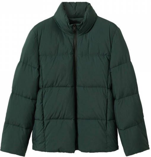 Mango Doli puffer jack met opbergbare capuchon en ritszakken