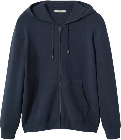 Mango Weekendh fijngebreid vest met capuchon