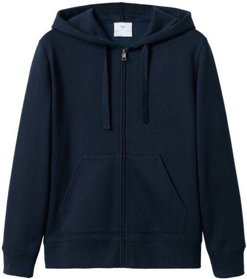 Mango Bady sweatvest met capuchon en steekzakken