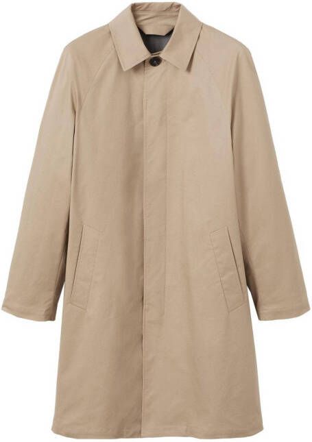mango man Lichte katoenen trenchcoat