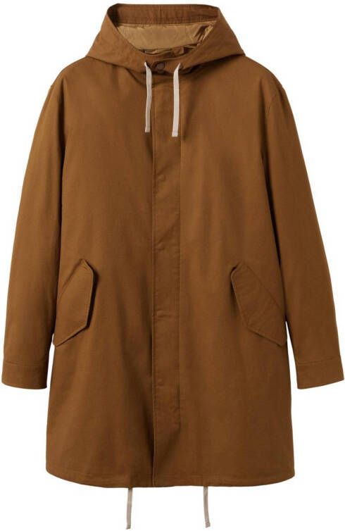 Mango Keros i parka met capuchon en steekzakken