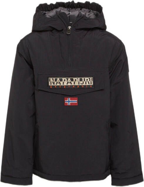 Napapijri gewatteerde winterjas Rainforest PKT met logo zwart