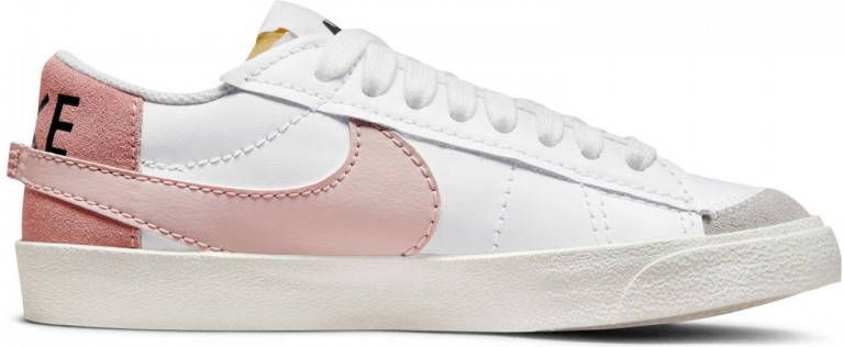 Nike Blazer Low '77 Jumbo sneaker van leer met suè, de details