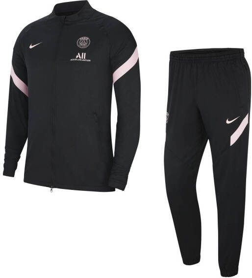 Nike Paris Saint Germain Strike Uit voetbaltrainingspak met Dri FIT voor heren Zwart