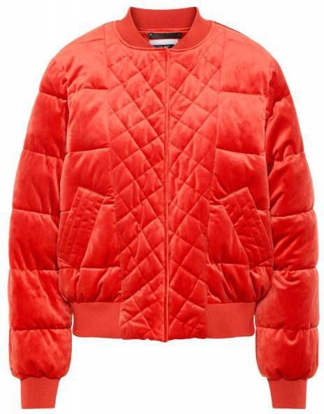 Noisy May Nmfinn Velor Short Bomber Jacket - Jassenshoponline.nl