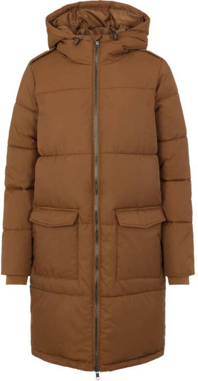 OBJECT gewatteerde winterjas OBJZHANNA bruin