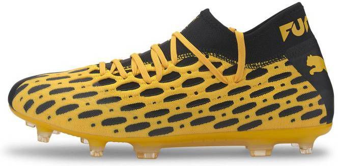 Puma FUTURE 5.2 NETFIT Gras/Kunstgras Voetbalschoenen(MG)Geel Zwart